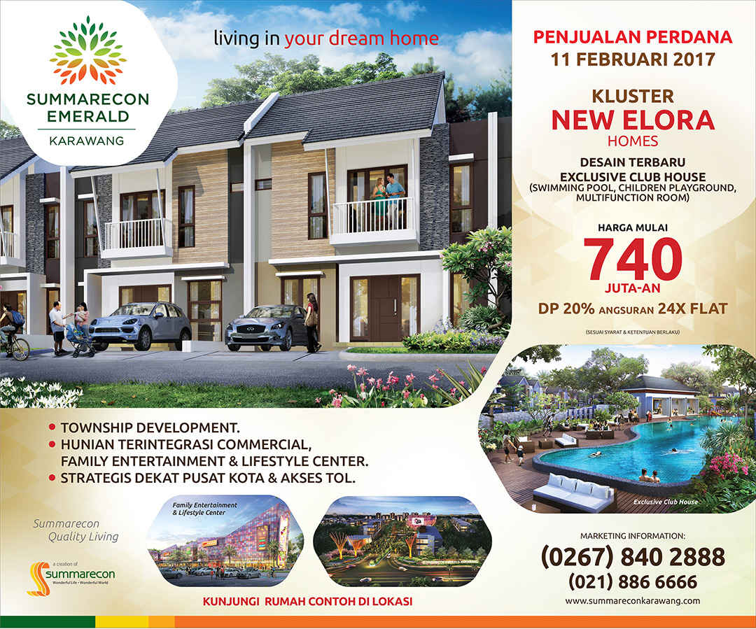 Penjualan Perdana New ELORA Homes